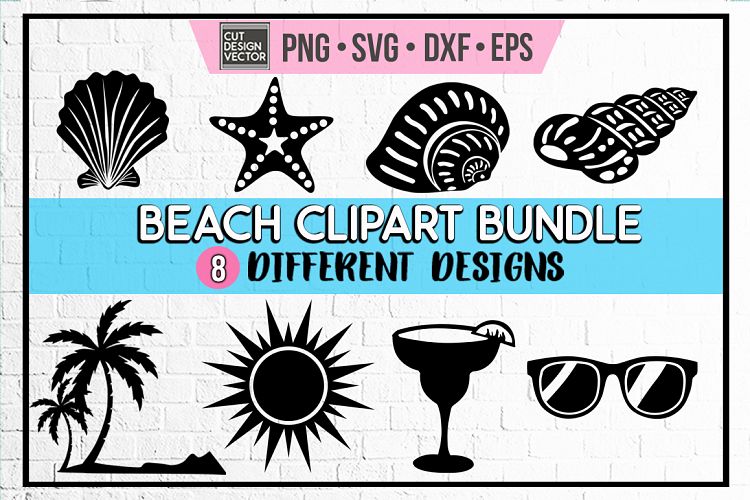Download Beach Clipart Bundle (279790) | SVGs | Design Bundles