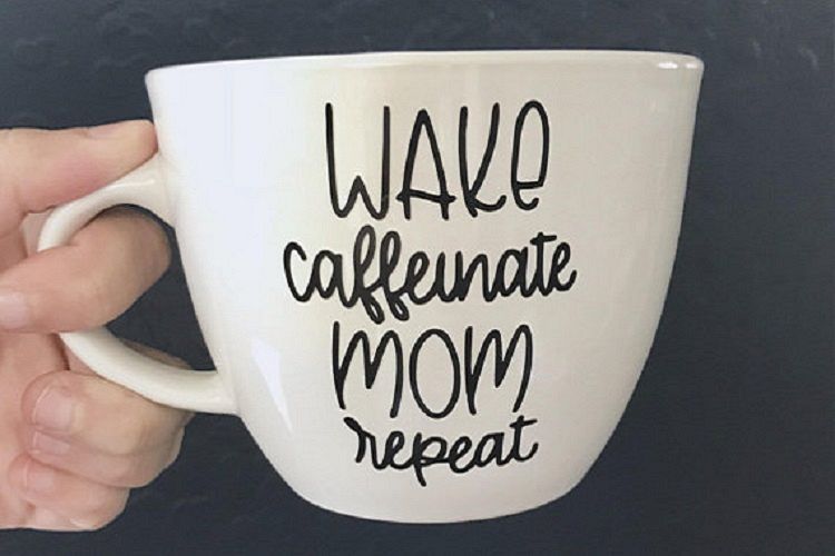 Wake Caffeinate Mom Repeat