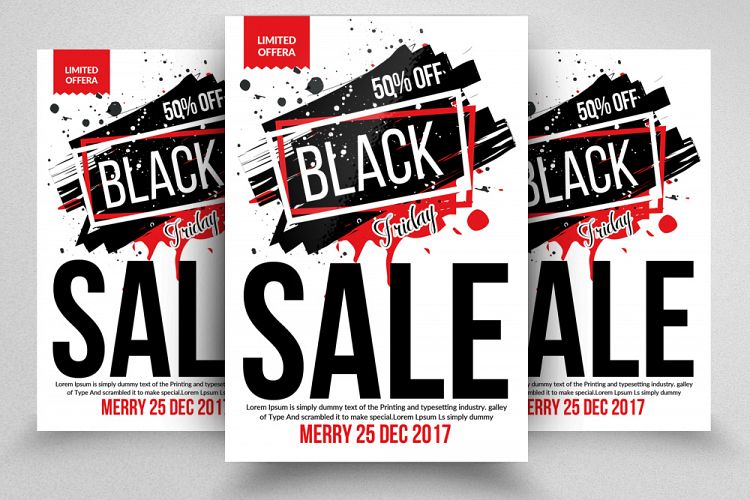 Black Friday Flyer Template