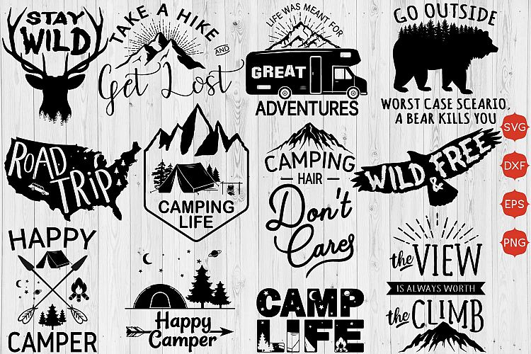 Camping SVG Bundle