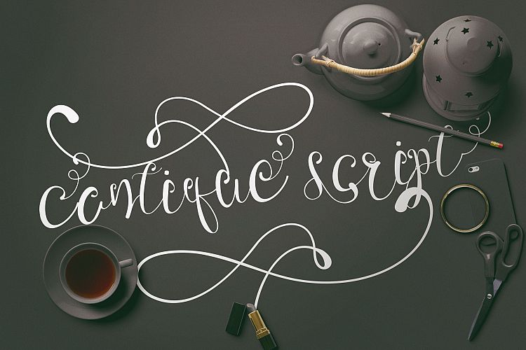 Cantique Script Calligraphy