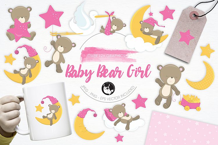 Baby Bear Girls graphics and illustrations
