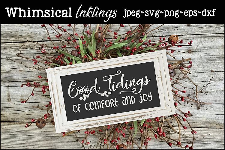 Good Tidings Christmas SVG