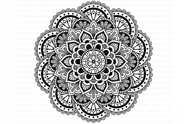  Mandala SVG DXF, Mandala Drawing, Mandala SVG files.