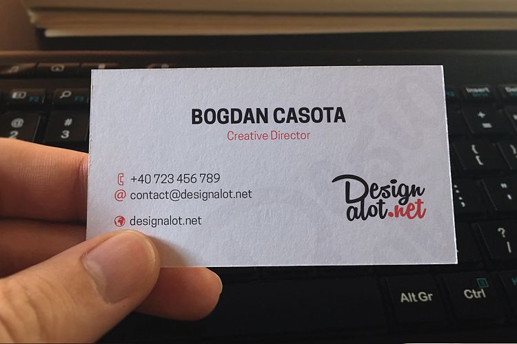 5 Realistic Business Cards Mockups - 50% OFF