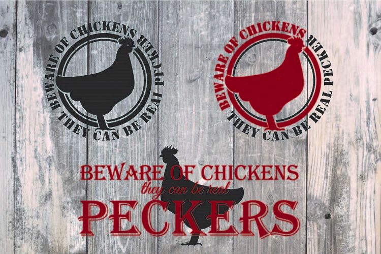 Chicken - farm - SVG Cut Files - Vinyl Cutters, Screen Printing, Silhouette, Die Cut Machines, & More