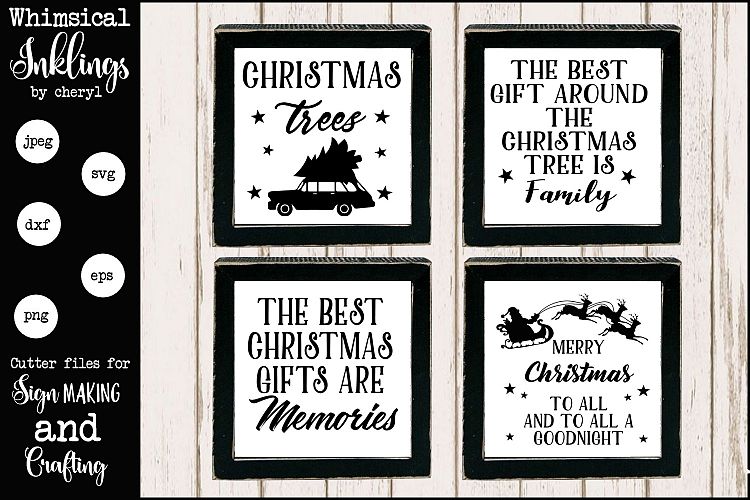 Christmas Blessings SVG set