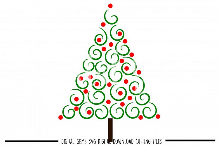 Christmas tree SVG / EPS / DXF / PNG Files