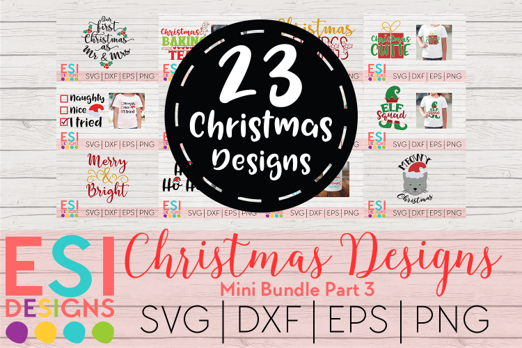 Christmas SVG Bundle Part 3 | SVG DXF EPS PNG