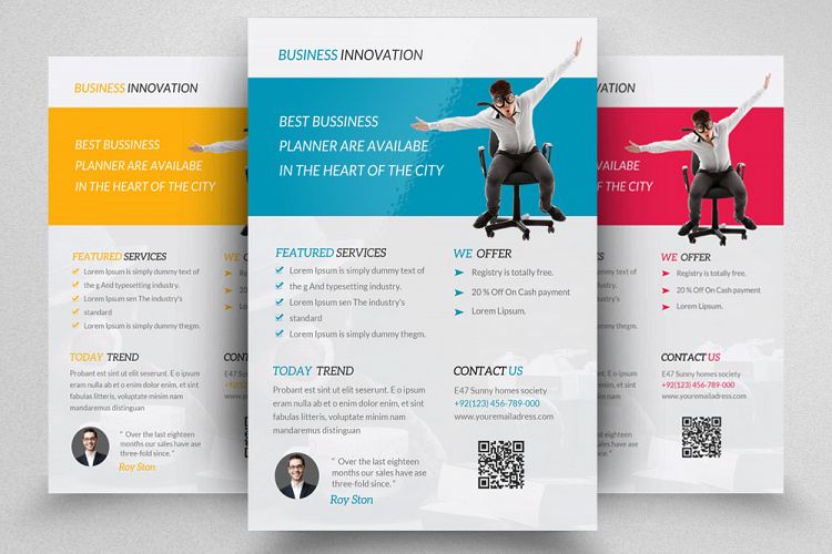Business Innovation Flyer Template