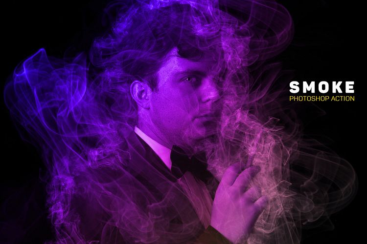 Smoke Photoshop Action example image 1