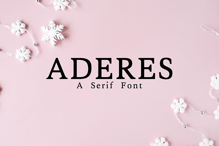 Aderes Serif Font Family