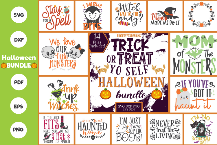Big Halloween Svg Bundle, Dxf Eps Pdf Png Spooky Bundle