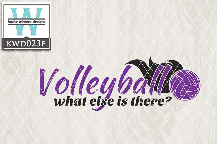 Volleyball Cutting Files KWD023F
