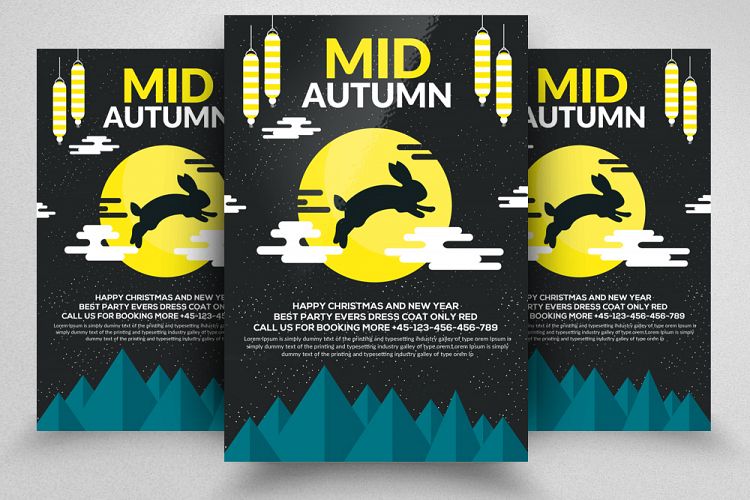 Mid Autumn Flyer Template