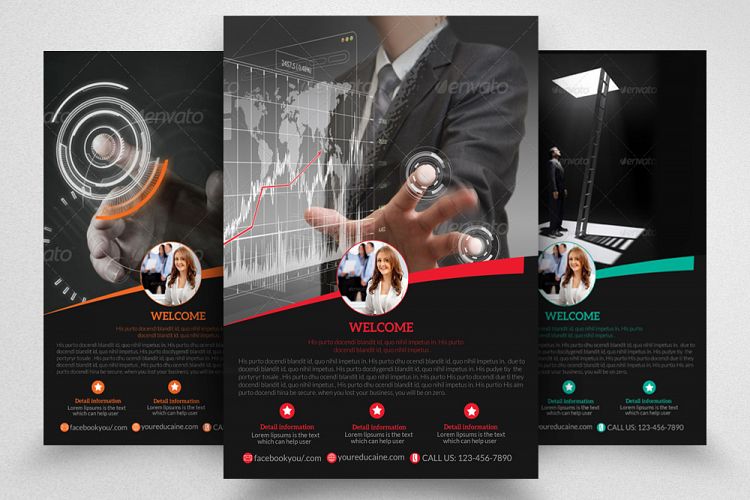 Business Solution Consultant Flyer Template