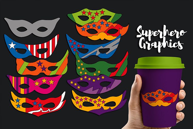 Counting stars in superhero masks / math graphics example image 1