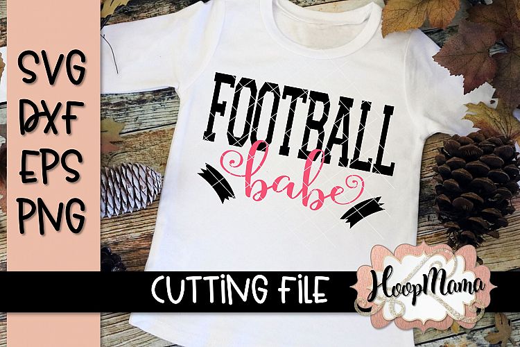 Football Babe - Football SVG Cutting File