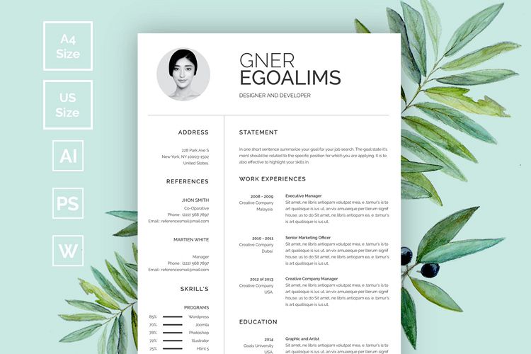 Minimal Clean Resume/CV