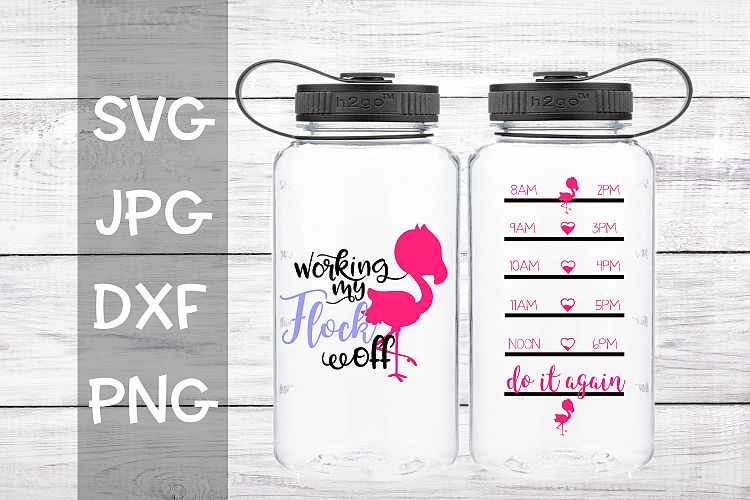 Working my flock off, water tracker, SVG