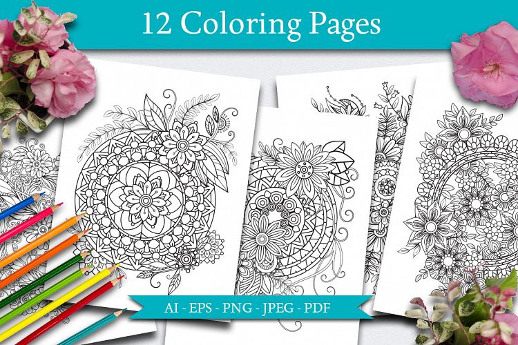 12 Coloring Pages