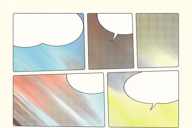 Comic book backgrounds