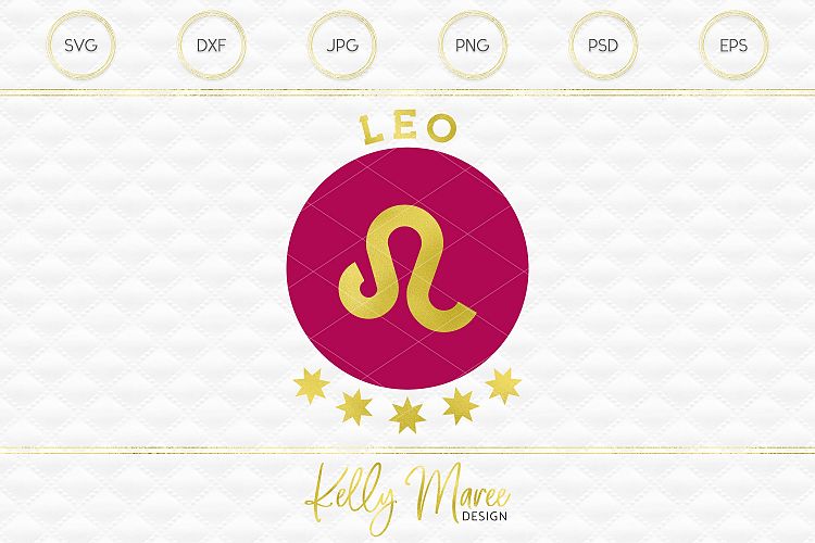 Leo Zodiac SVG File