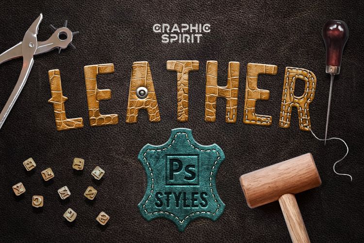 Leather Layer Styles For Photoshop