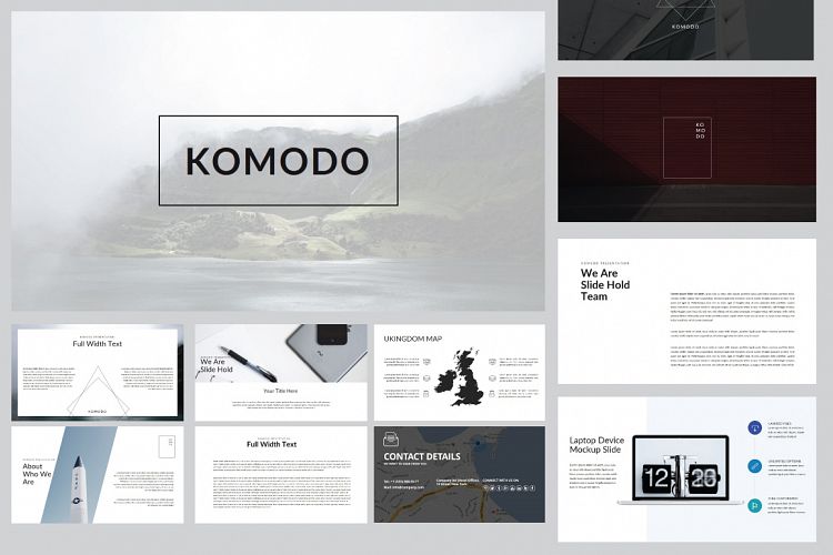 Komodo Minimal Keynote Template