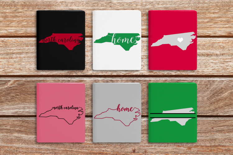 State of North Carolina SVG File Cutting Template