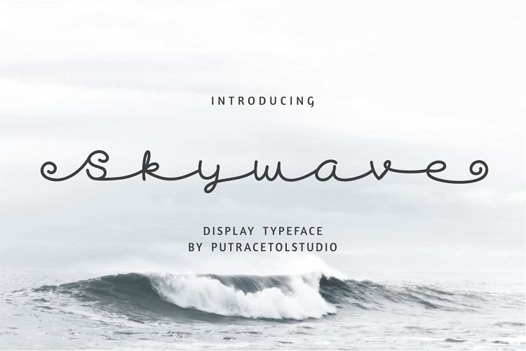 Skywave Typeface