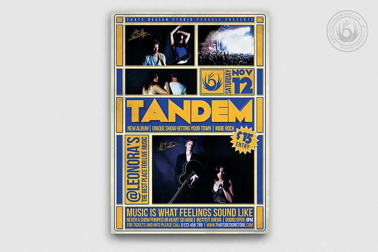 Live concert Flyer Template V12