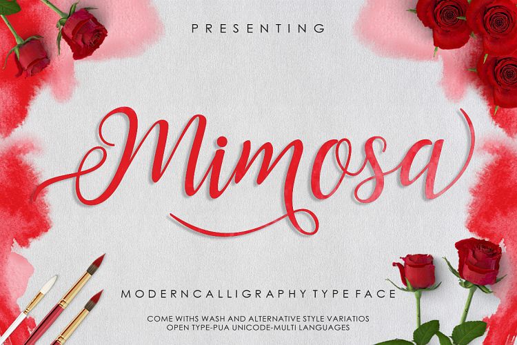 Mimosa Script