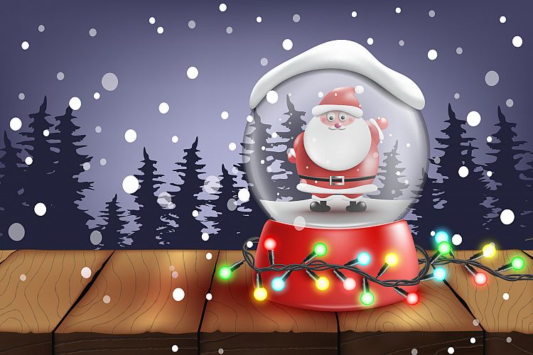 Snow Ball.Santa