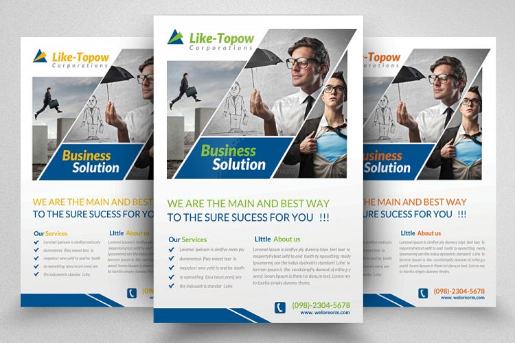 Insurance Company Business Flyer