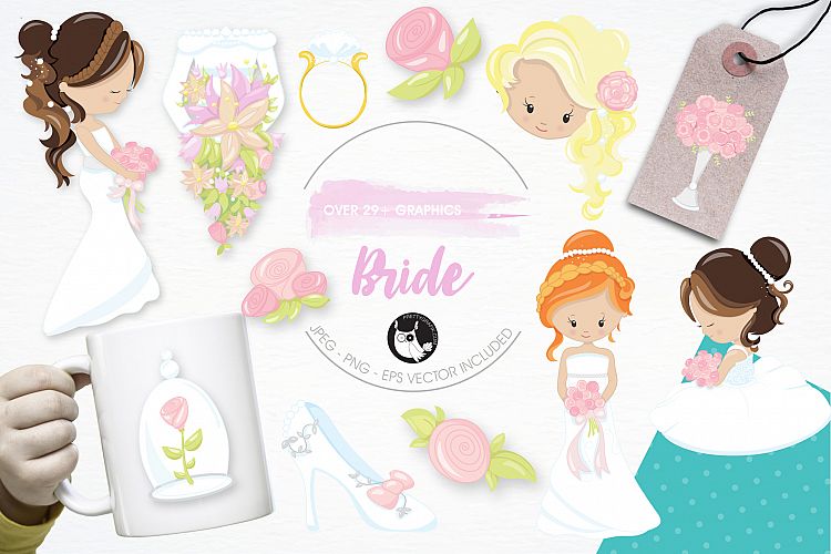 Bride  graphics and illustrations