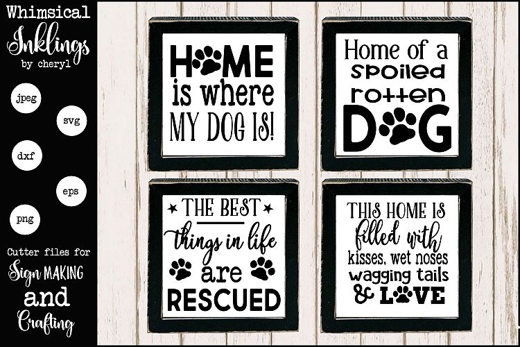 All About Dogs SVG set