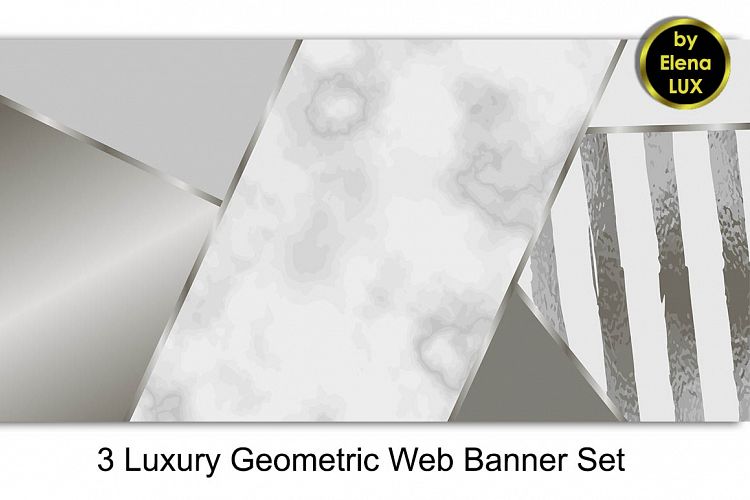 Geometric Web Banner Set