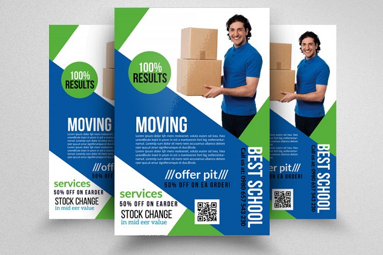 Moving House Service Flyer