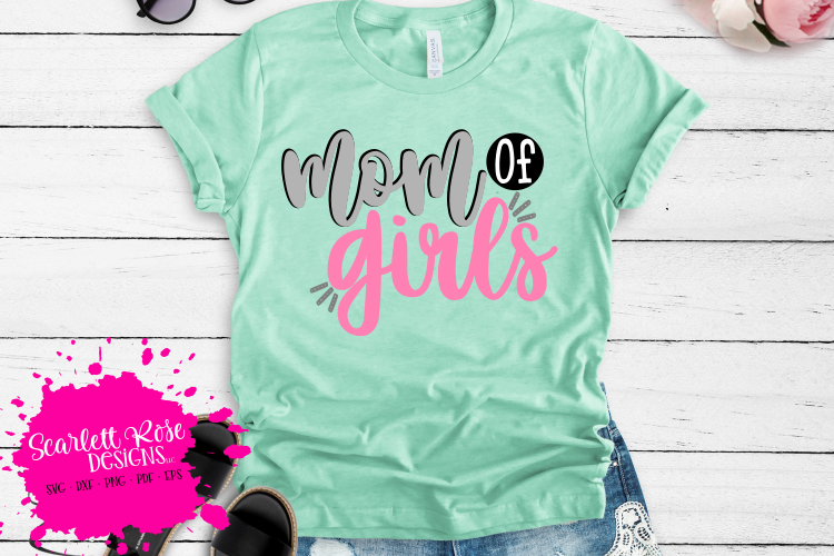 Mom of Girls SVG
