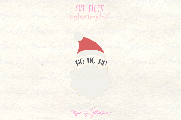 Santa svg, santa head svg, santa hat svg