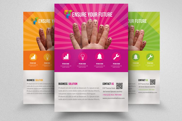 Insurance Company Business Flyer