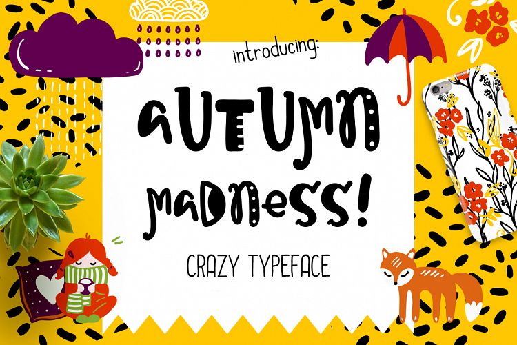 Autumn Madness Typefase