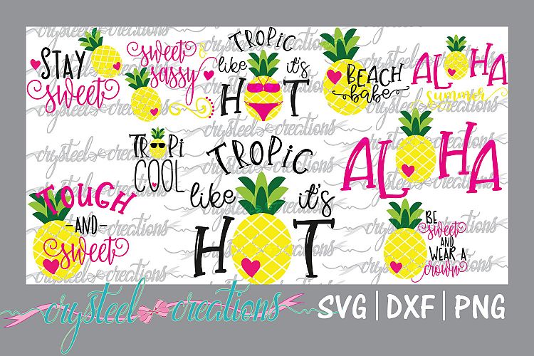 Pineapple Bundle- 10 designs