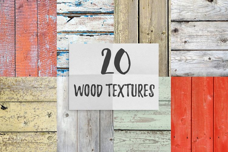 20 Wood Texture Backgrounds