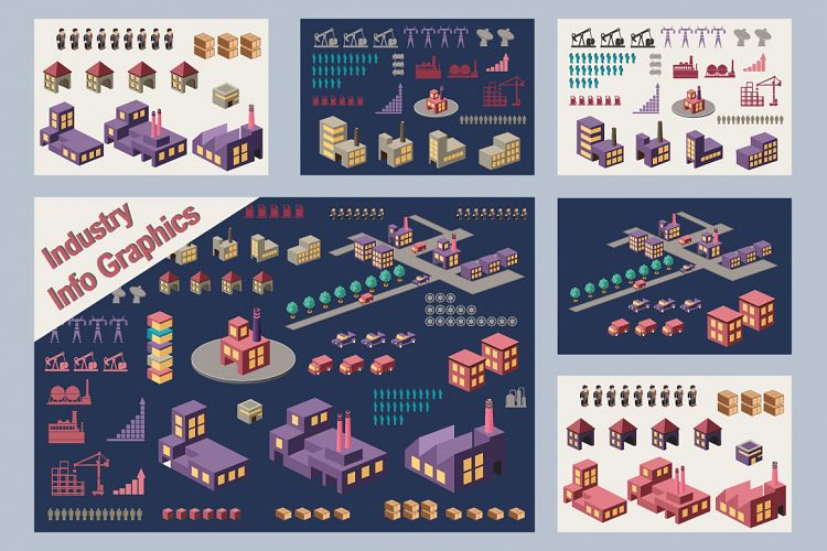 Set of infographics