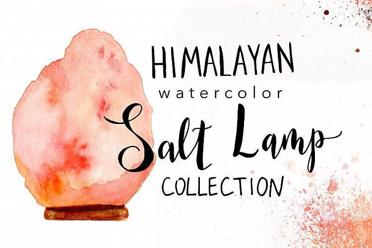 Watercolor Salt Lamp Collection