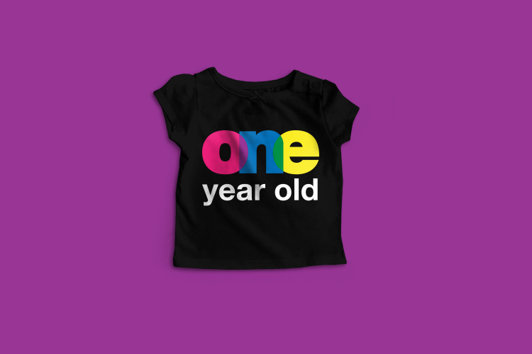 One Year Old SVG File Cutting Template