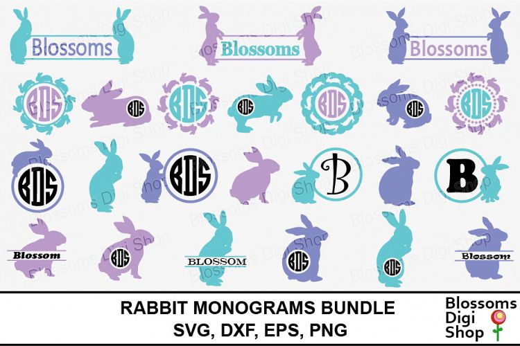 Rabbit Monograms Bundle