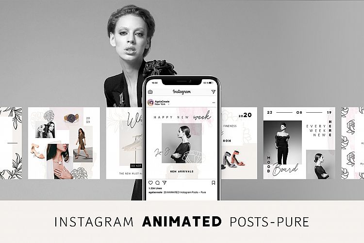 ANIMATED Instagram Posts Pure